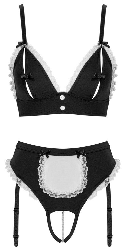 Maid Set Lingerie Verleidelijke 2-Delige Outfit - Afbeelding 5